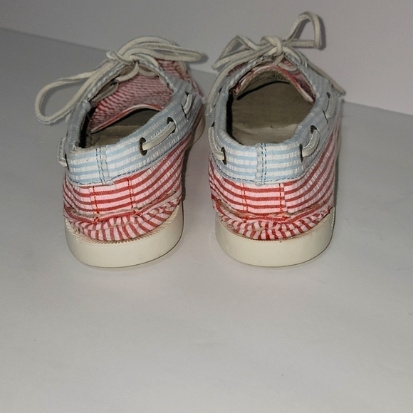 SPERRY for J crew boat shoes! Very gently pre-loved, PATRIOTIC! - Picture 3 of 6